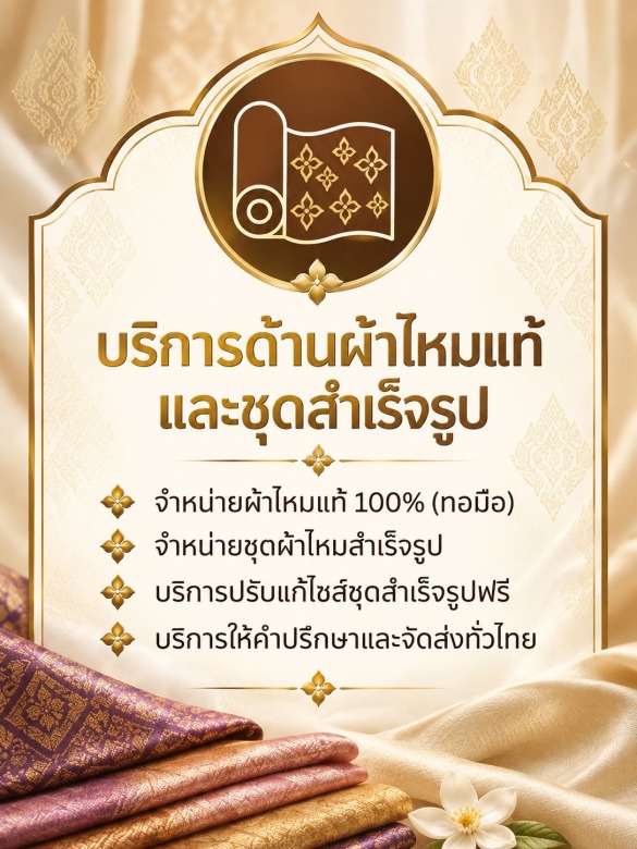 รับตัดชุดผ้าไหมและชุดสำเร็จรูป_1 รับตัดชุดผ้าไหมและชุดสำเร็จรูป_1